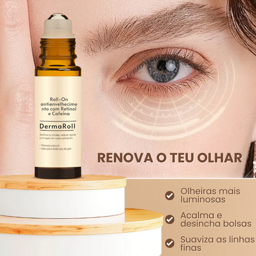DermaRoll | Roll-On antienvelhecimento com Retinol e Cafeína
