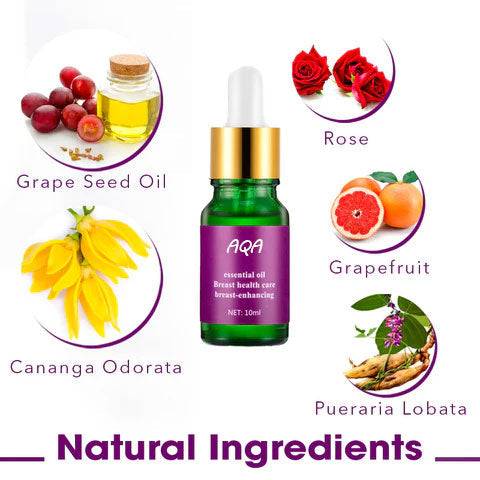 （📢Hey, family! Countdown starts!⏰ Last day for Limited Time Discount !) AQA™ Breast Firming Natural Essence Oil