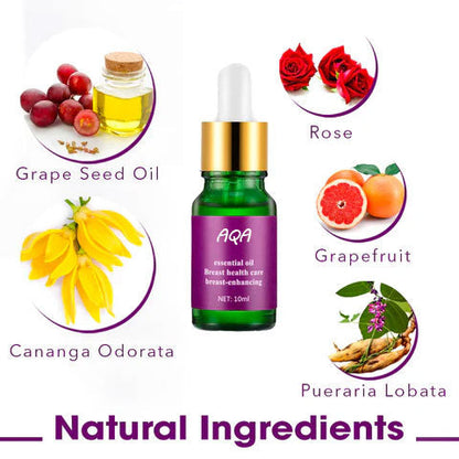 （📢Hey, family! Countdown starts!⏰ Last day for Limited Time Discount !) AQA™ Breast Firming Natural Essence Oil