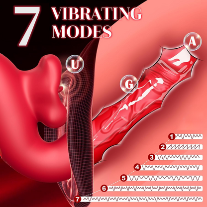 💥New on sale 2025 💞 7 vibrations and 5 swing modes  G-spot vibrator-Let you feel the thrill of a roller coaster  💦