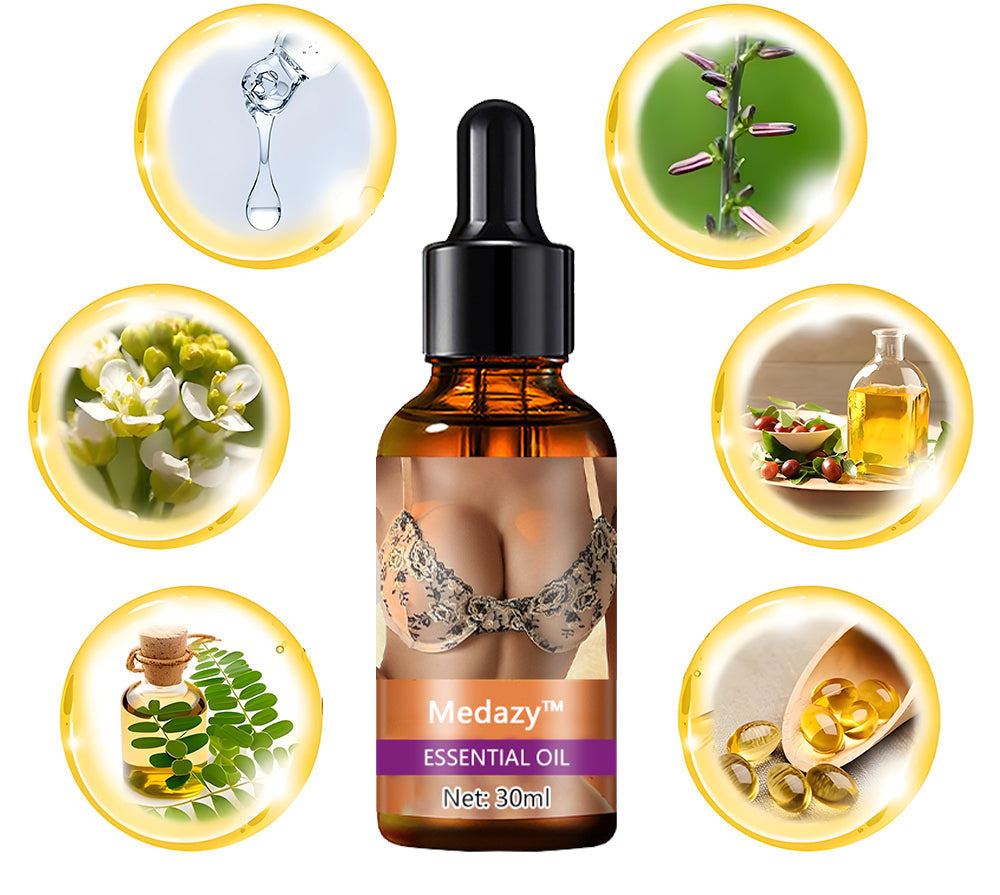 （📢Hey, family! Countdown starts!⏰ Last day for Limited Time Discount !) Medazy™ Firming Bust Natural Massage Oil