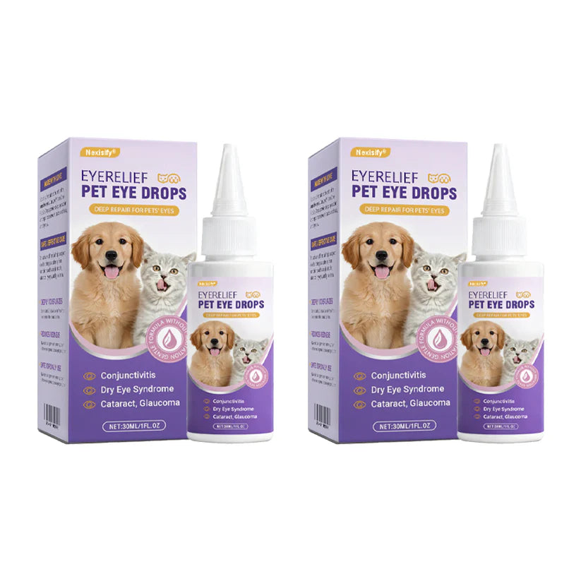 👩‍⚕️Nexisify® EyeRelief Pet Eye Drops ✅ FDA-Approved | Fast Relief for Conjunctivitis, Dry Eyes, Cataracts & Keratitis 🐶🐶