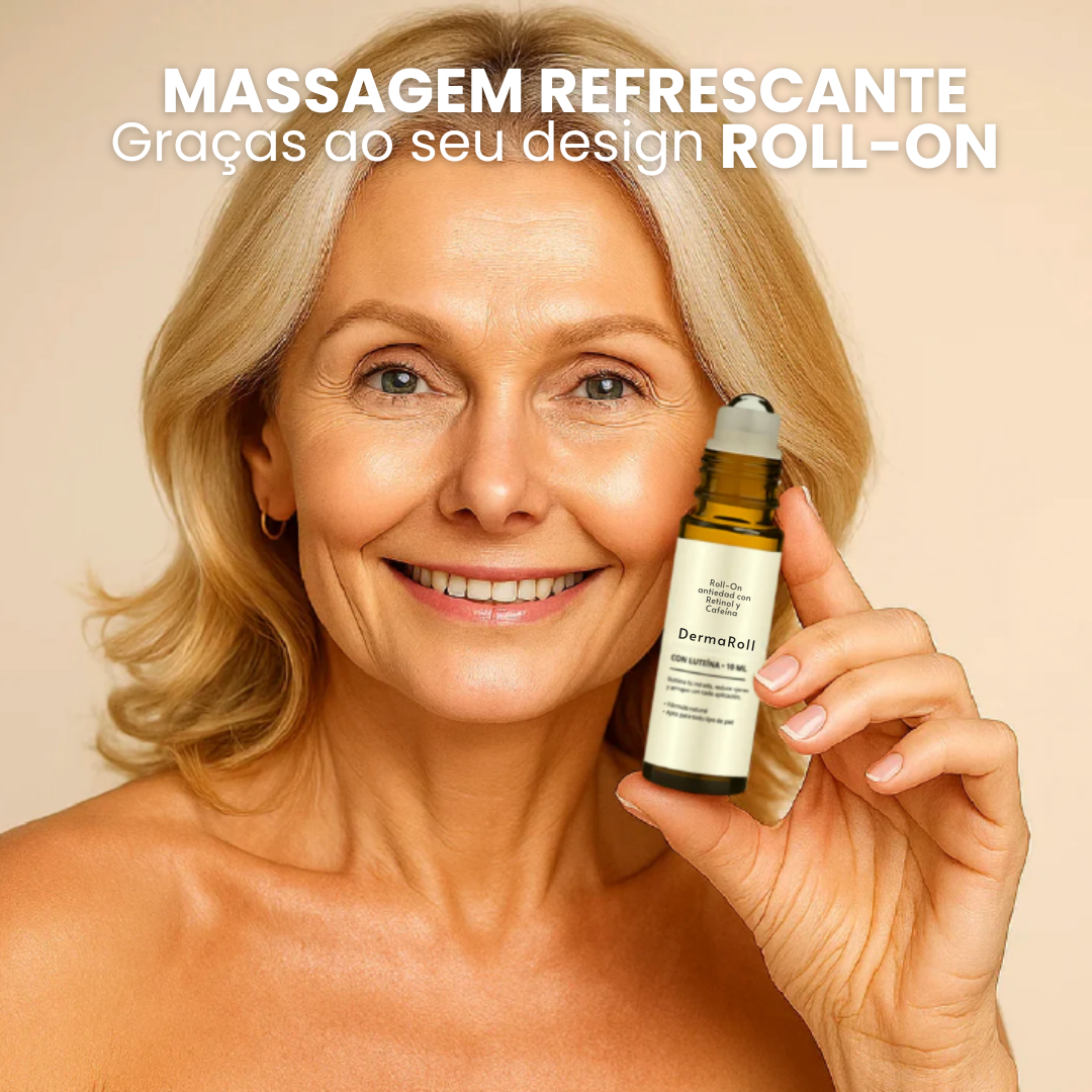 DermaRoll | Roll-On antienvelhecimento com Retinol e Cafeína