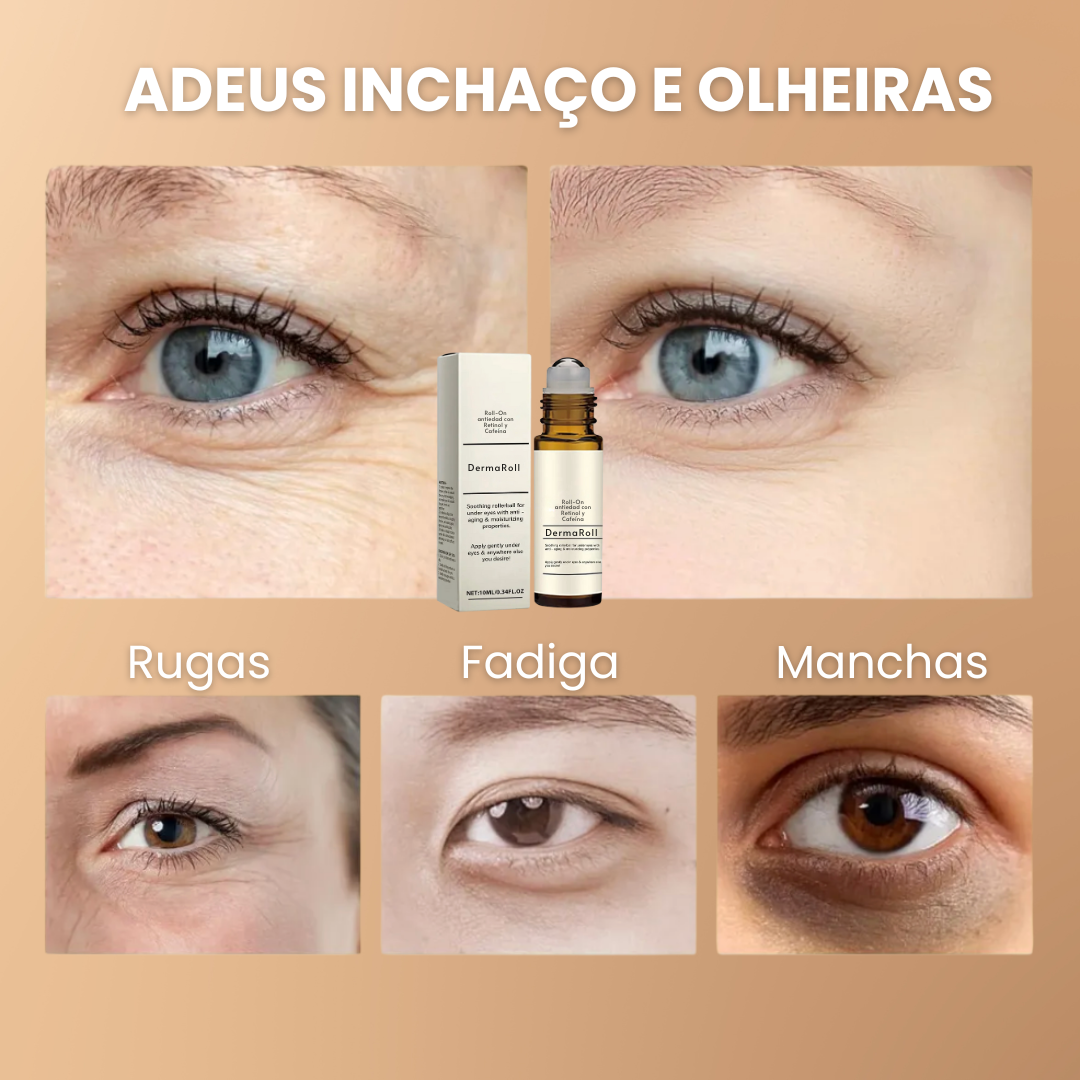 DermaRoll | Roll-On antienvelhecimento com Retinol e Cafeína