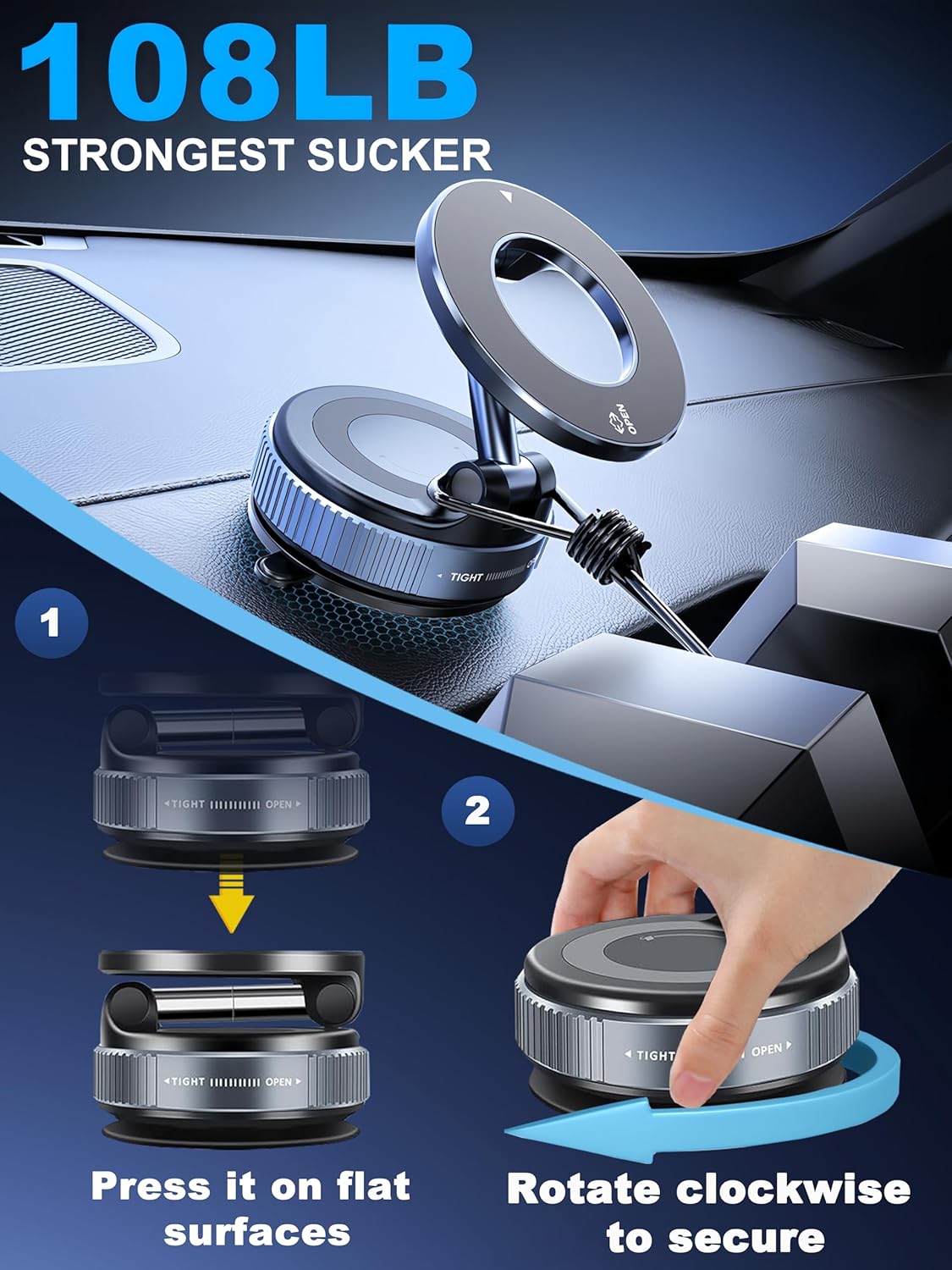 Magsafe Vacuum Magnetic Phone Holder