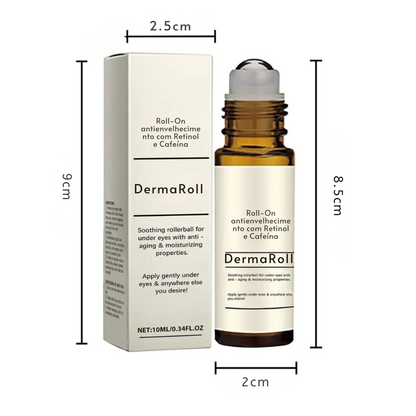 DermaRoll | Roll-On antienvelhecimento com Retinol e Cafeína
